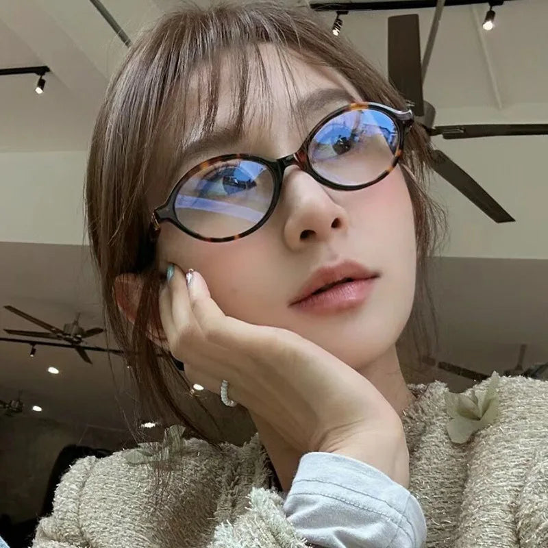 Vintage Oval Sunglasses NEW Women Luxury Brand Designer Small Oval