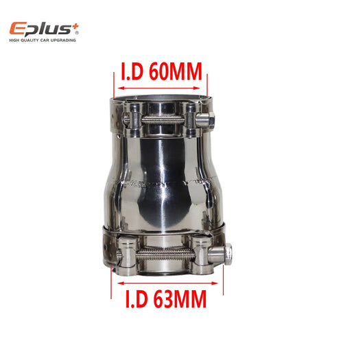 54MM-77MM Universal Stainless Steel Reducer Adapter Motorcycle Car