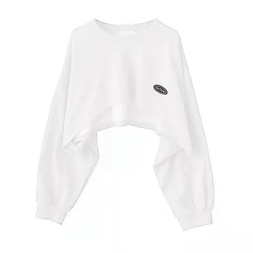 New Women Solid Color O-neck Long Sleeve Hoodie Sweatshirt Fashion