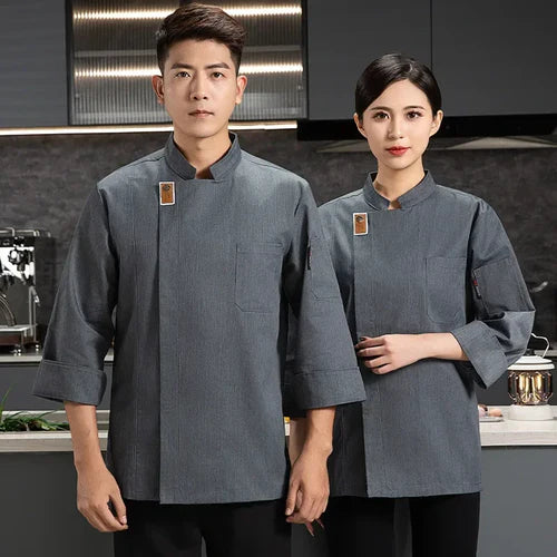 Fashion Creative Chef Clothing Baking Work Clothes Long Sleeve