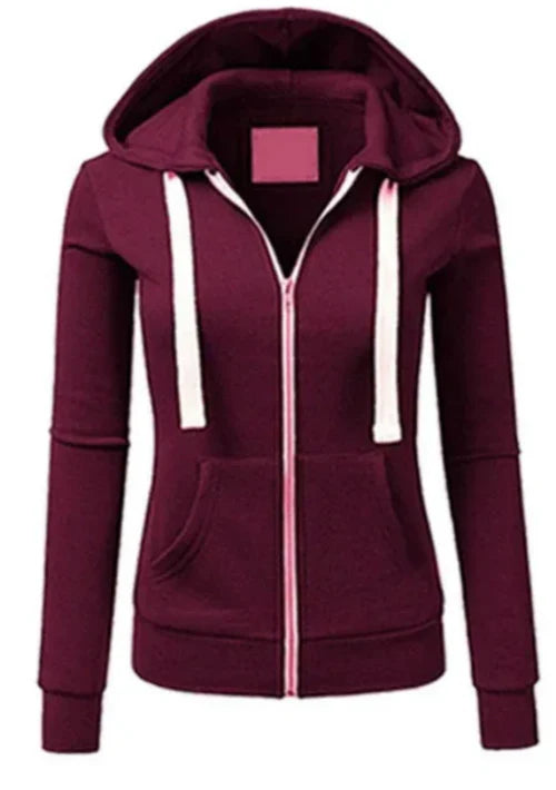 2024 Autumn/Winter New Women's Personalized Fashion Sports Hoodie Long