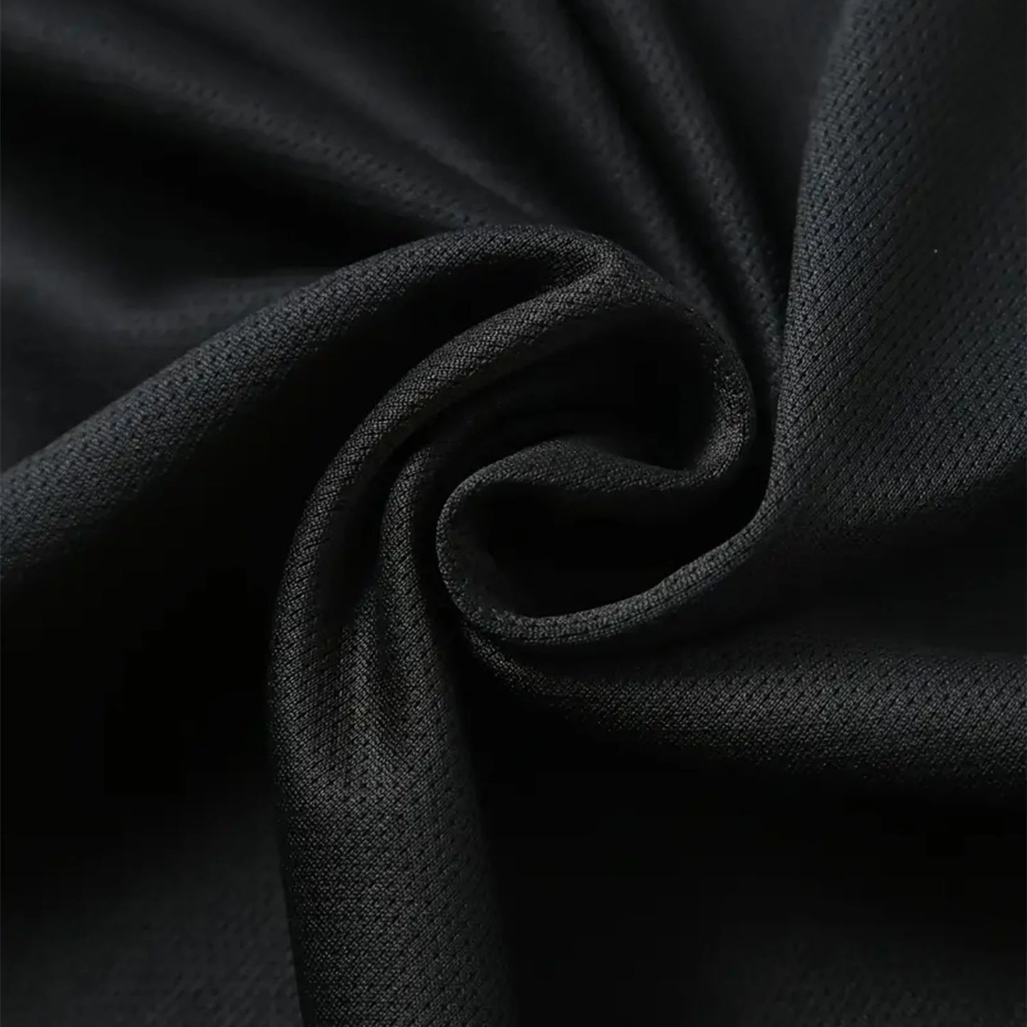 Round Neck T-Shirt 1 Piece Black Ultra-Light Men's Quick Drying