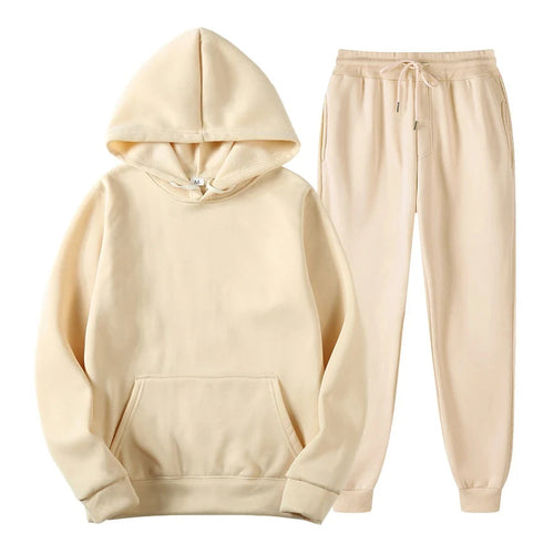 2024 Winter Brand Tracksuits Men's sets Long Sleeve Pullover + Jogging