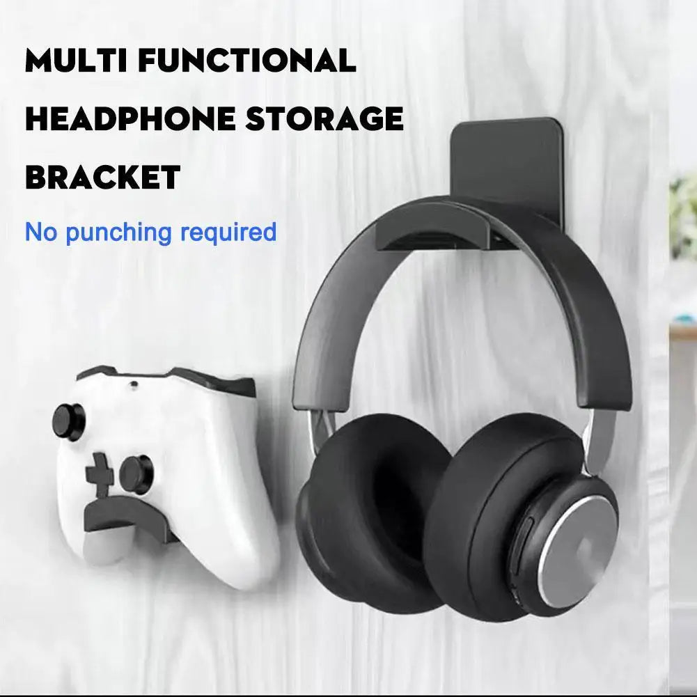 Universal Wall Mounted Headphone Stand Gaming Controller Holder