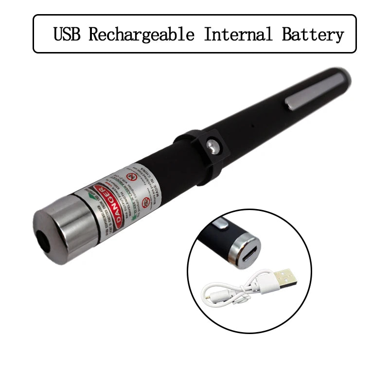 2-in-1 Mini Laser Pointer, LED Pet Training Flashlight, Scratching
