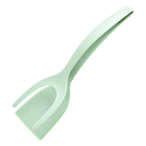 Shovel Clip Silicone Grip Flip Tongs Egg Steak Spatula Tongs Clamp
