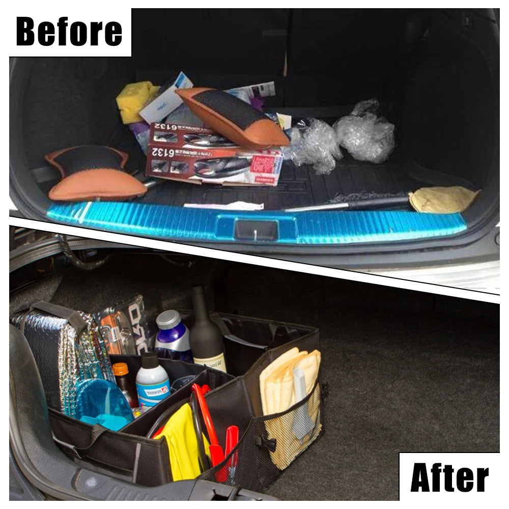 Big Capacity Collapsible Car Storage Box Trunk Cargo Case Repair Tools