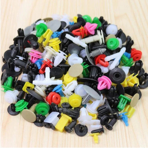 100/50 Pcs Car Clips Fastener Screws Bumper Interior Decoration Auto