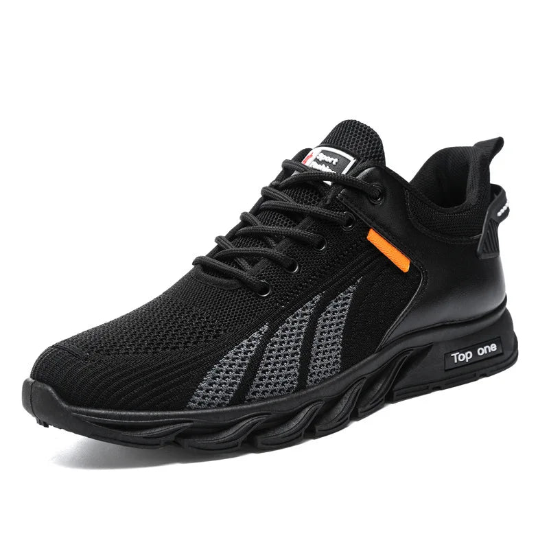 Fashion Men Sneakers Mesh Casual Shoes Lac-up Men Shoes Lightweight
