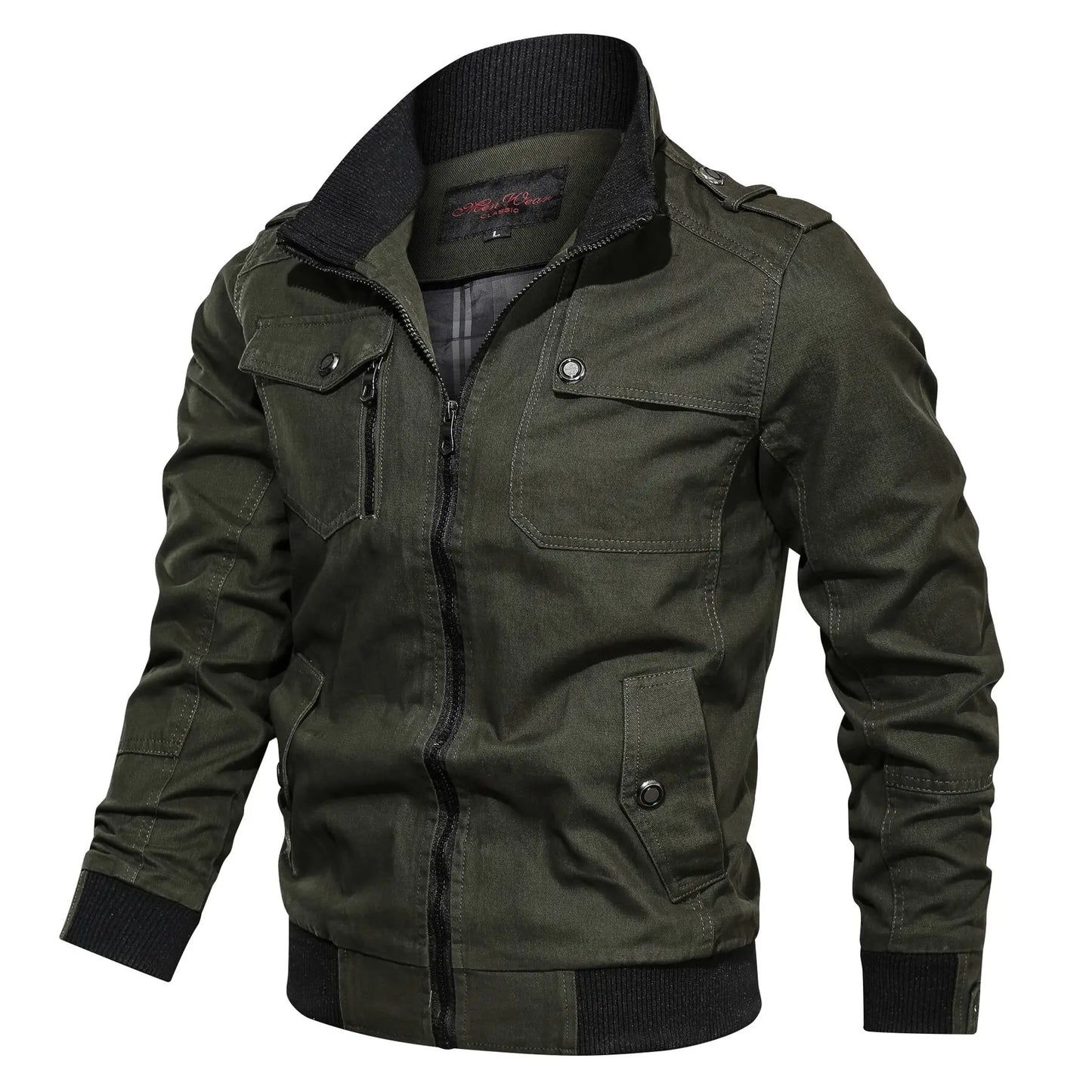 Men's Jacket Military Tactical Man Jackets Coat Zipper Cargo Jackets
