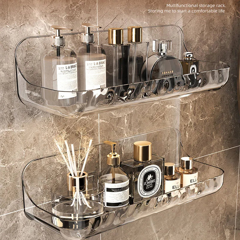 Acryli Bathroom Shelf No Drill Organizer Shower Storage Rack Washstand