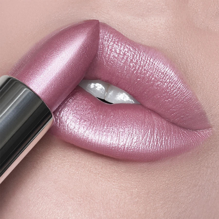 21Colors Bold & Intense Glitter Shiny Metallic Lipstick Pearlescent