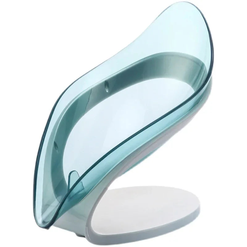 Suction Cup Soap Dish Box Bathroom Shower Soap Holder with Drain