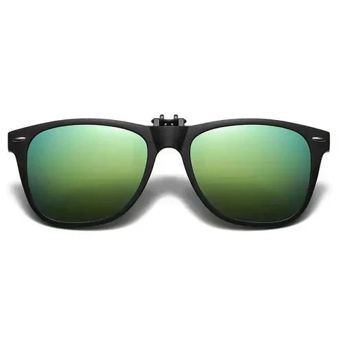 Polarized Clip on Sunglasses Men Car Driver Goggles Night Vision