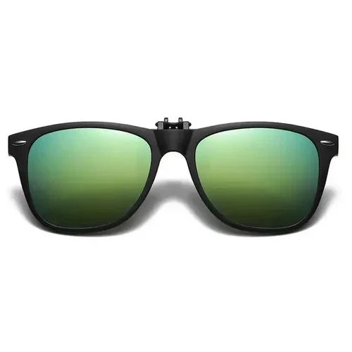 Polarized Clip on Sunglasses Men Car Driver Goggles Night Vision