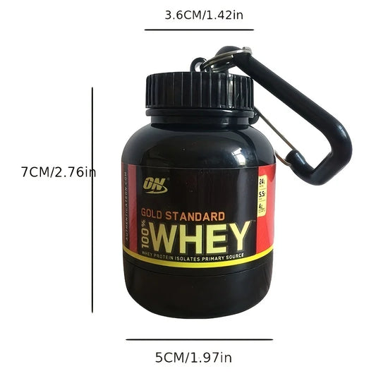 100ML Outdoor Sport Mini Portable Protein Container Powder Bottle With
