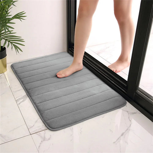 Super Absorbent Bath Mat Non Slip Rugs Bathroom Carpets Soft Memory