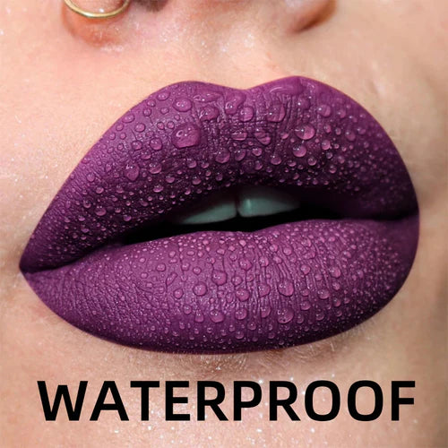 19 colors Matte Velvet Lip Gloss Waterproof Liquid Lipstick Nude Black