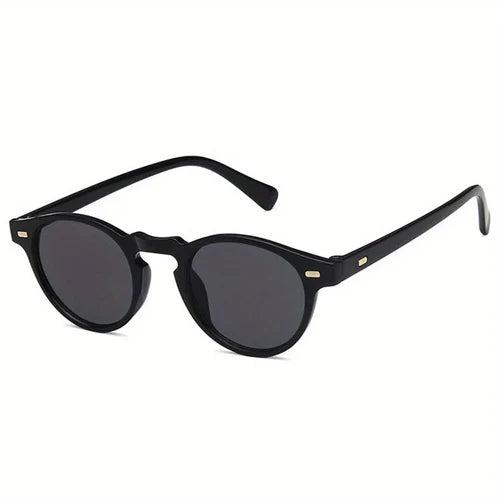 Retro Round Sunglasses Fashion Rice Nail Box Sunglasses For Men And