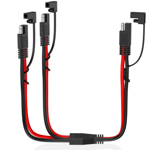 Anchtek 10AWG 1 to 2 SAE to SAE Extension Cable SAE DC Power