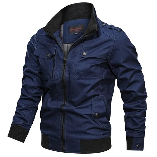 Men's Jacket Military Tactical Man Jackets Coat Zipper Cargo Jackets