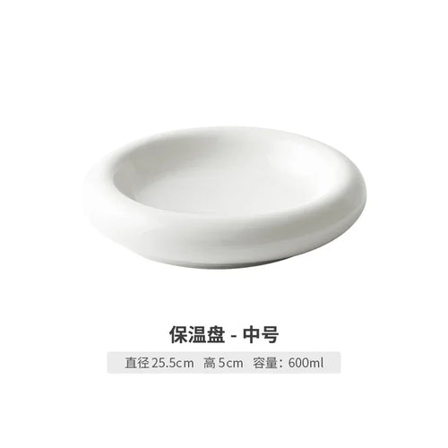 Hotel Restaurant Clubhouse Cold Dish Wobble Plate Round Thick