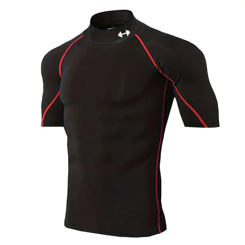 Quick-drying Exercise Compression Short Sleeve Summer Gym Running