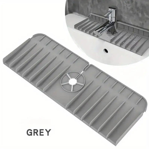 Silicone Faucet Mat Dish Soap Sponge Holder Kitchen Sink, Kitchen