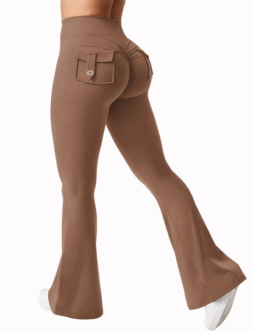 Newest Women Wide Leg High Stretch Yoga Leggings Naked Feeling
