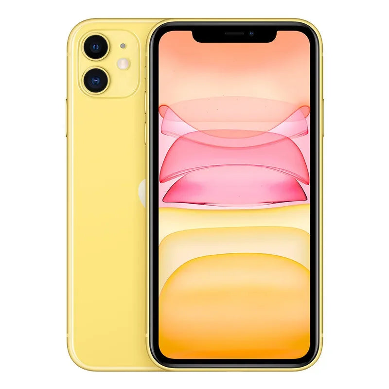 Original Unlocked Apple iPhone 11 4G LTE Mobile Phone NFC 64/128/256GB ROM 6.1'' IPS Screen 12MP A13 Bionic Hexa-core CellPhone
