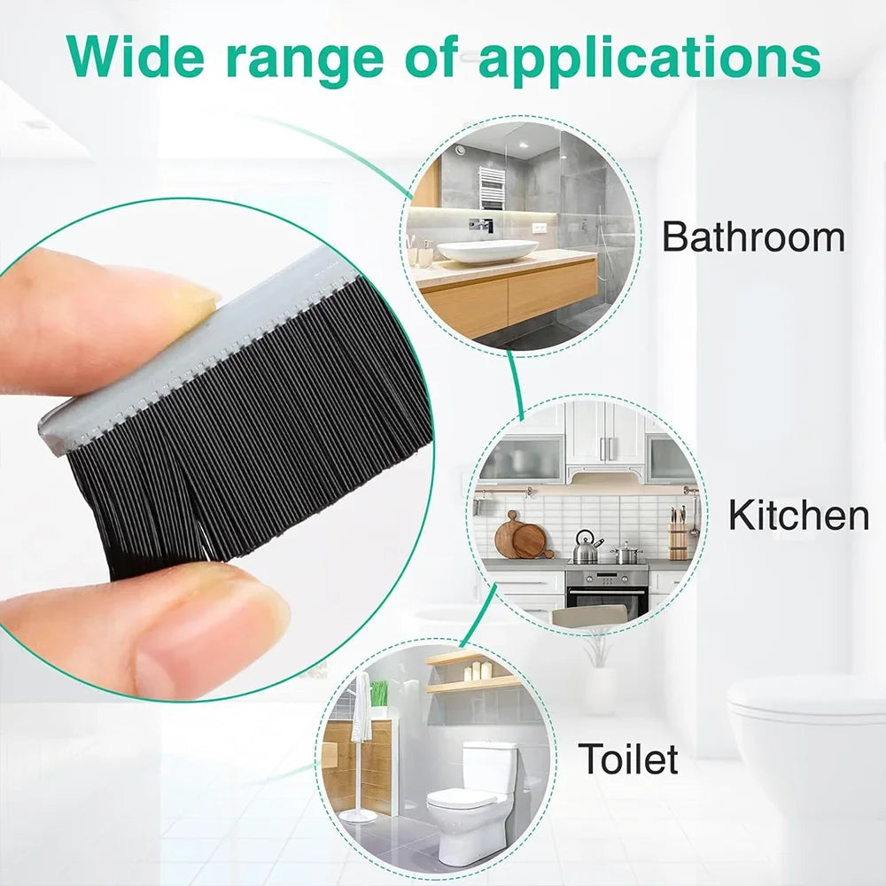 Gap Cleaning Brush Hard-Bristled Crevice Cleaning Brush for Stiff