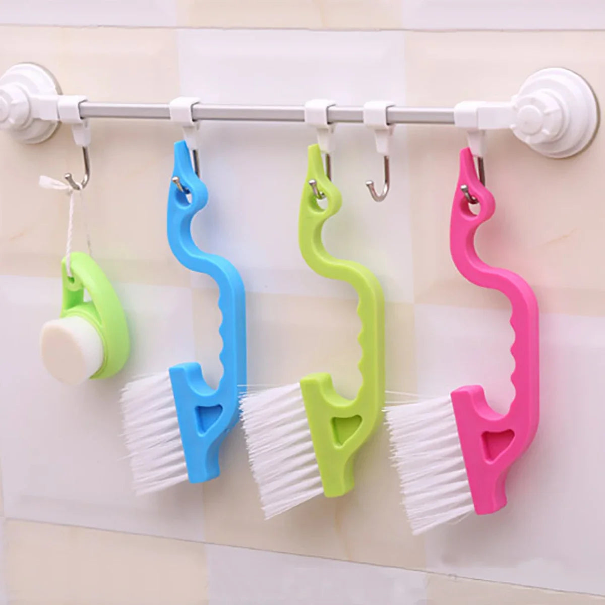 2 In 1 Windows Gap Household Cleaning Brush Flat Mouthed Shovel Useful