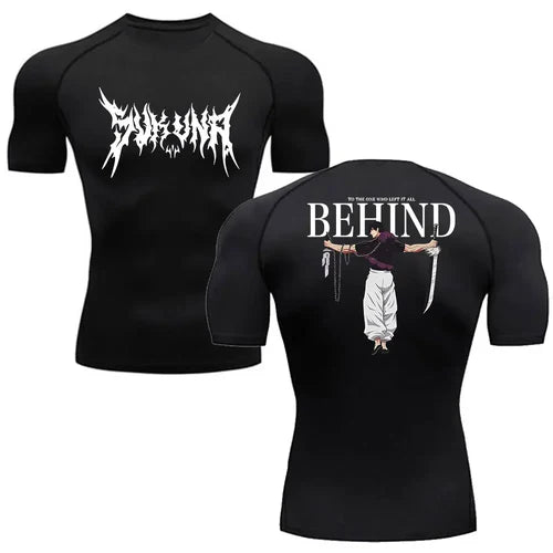 Men's Summer Fitness Gym Sports Running T-Shirt New Hot Selling Anime
