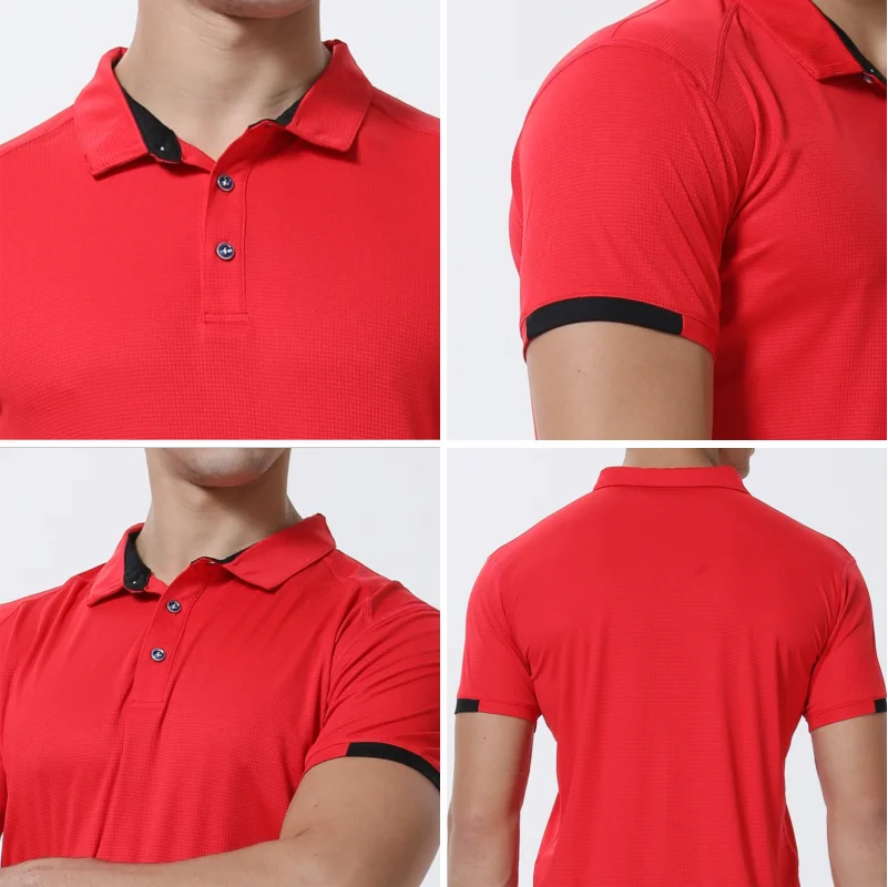 Casual Sports Quick-drying Lapel Short-sleeved POLO Shirt Cycling Suit