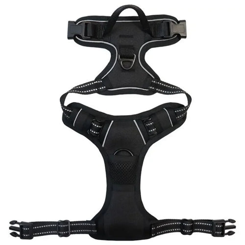 Pet Dog Harness Reflective Adjustable Breathable Vest Chest Strap for