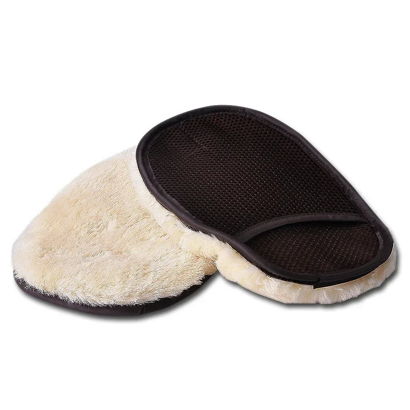 Car Cleaning Brush Cleaner Wool Soft Car Washing Gloves Cleaning Brush