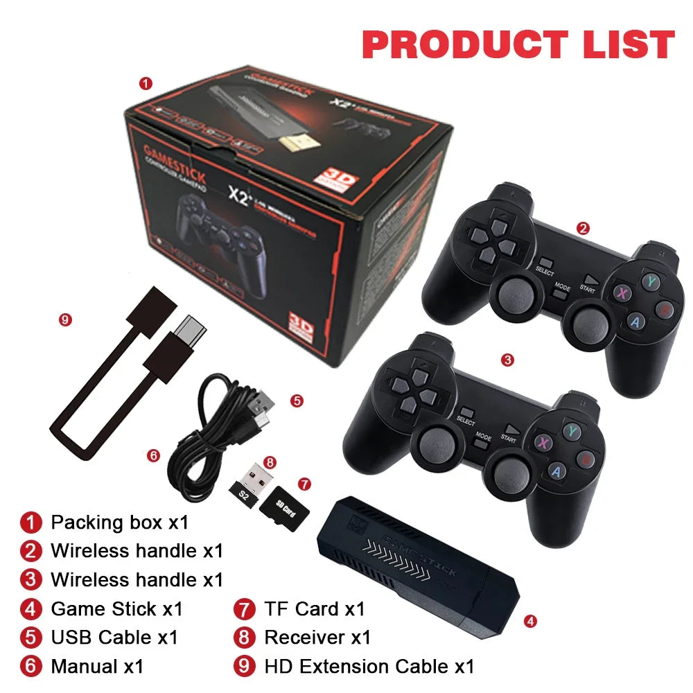 X2 GD10 Pro GD20 Video Game Console 2.4G Double Wireless Controller