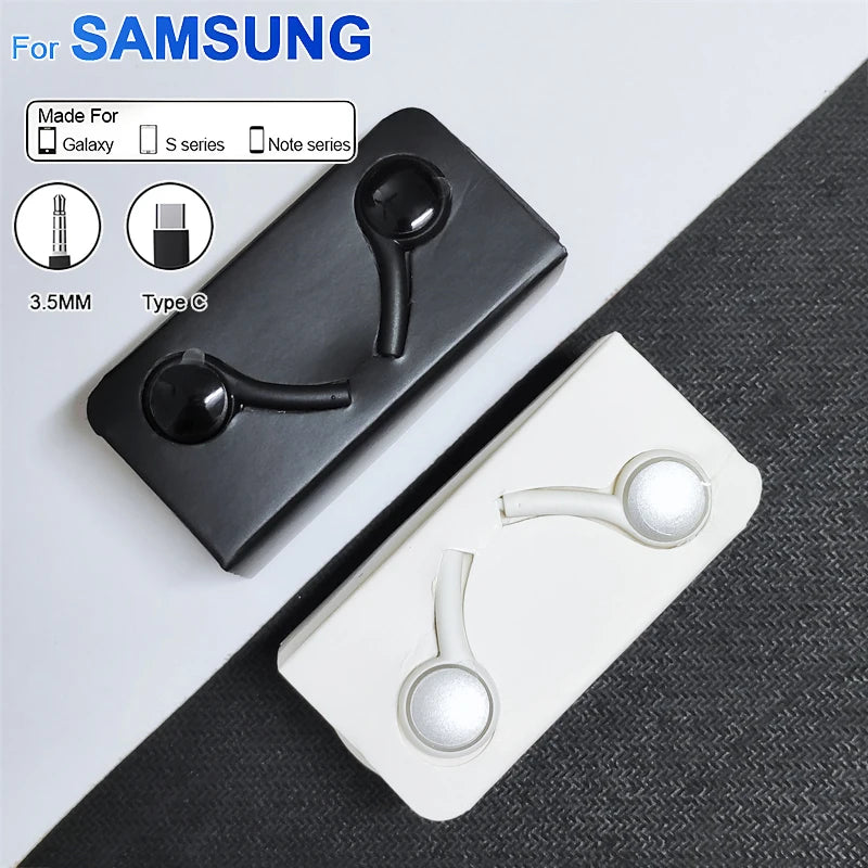 Original Type C Wired Earbuds Headphones For Samsung Galaxy S23 S22