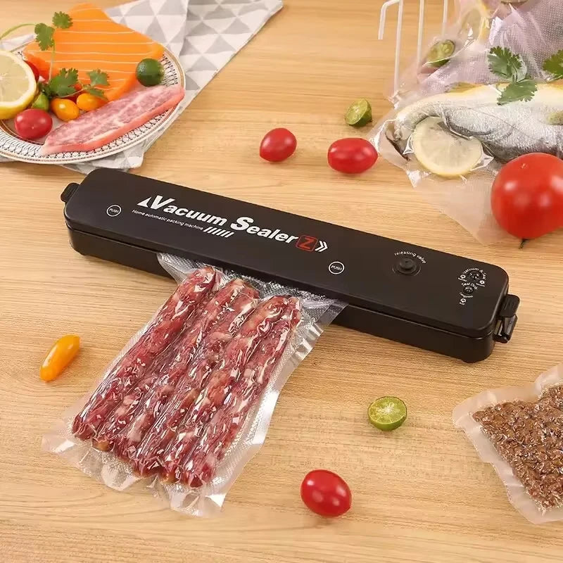 Kitchen Home Vacuum Sealer Food Preservation Plastic Bags Sealer