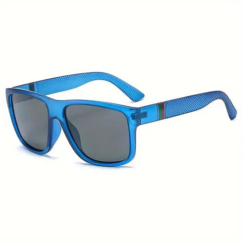 Fashion Square Polarized Sunglasses Men Vintage Plastic Male Sun