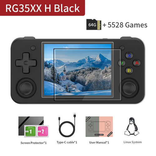 ANBERNIC RG35XX H Handheld Game Console Linux 3.5 inch IPS Screen H700