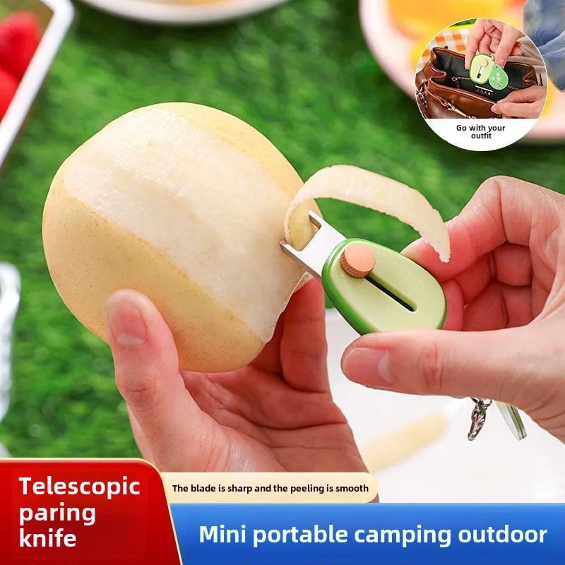 1/2Pcs Creative Avocado Shaped Fruit Peeling Knife Adjustable Kitchen
