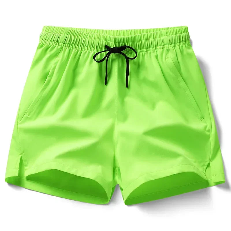 New Mens Fitness Lightweight Sweatpants Summer Casual Pockets Shorts