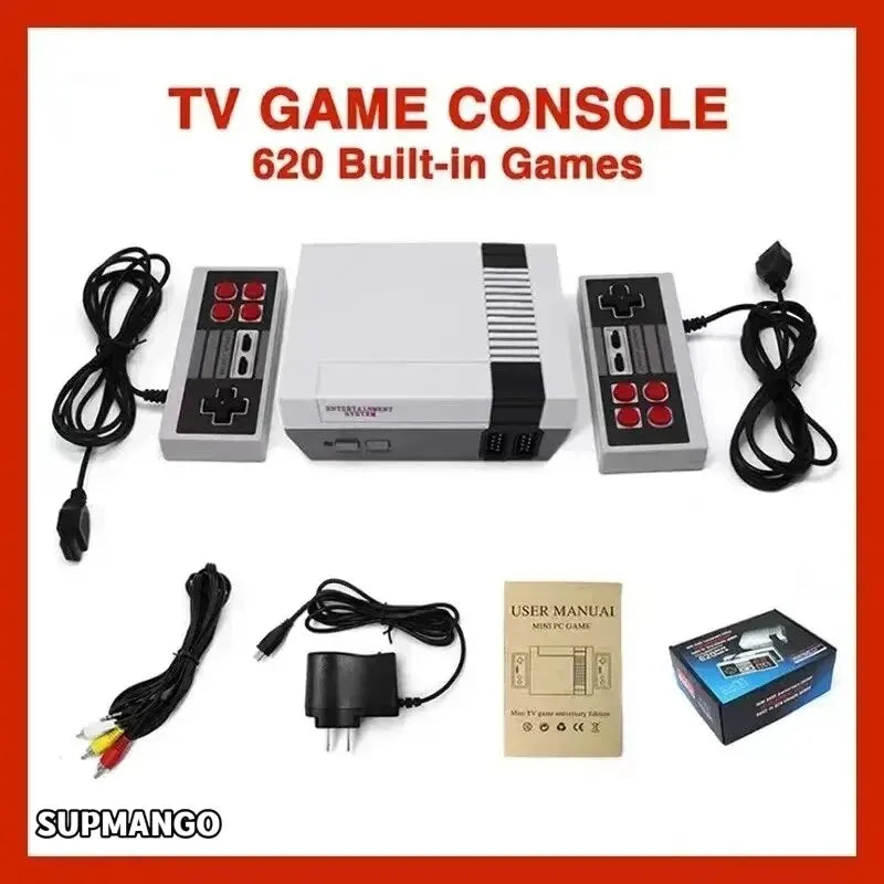 Mini TV Handheld Family Recreation Video Game Console AV Output Retro