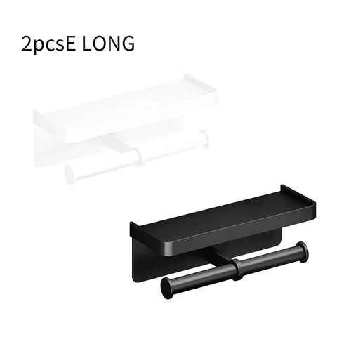 Toilet Paper Holder Wall-Mounted Aluminum alloy Toilet paper holder