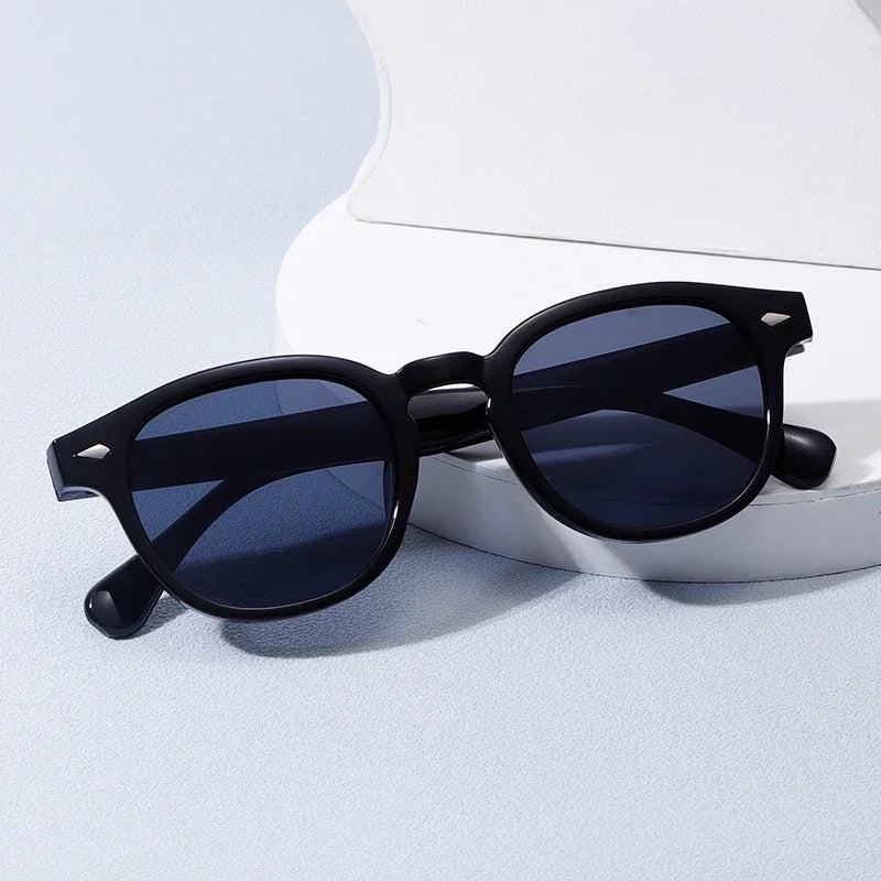 2024 New Vintage Rectangle Sunglasses Men Women Luxury Brand Designer
