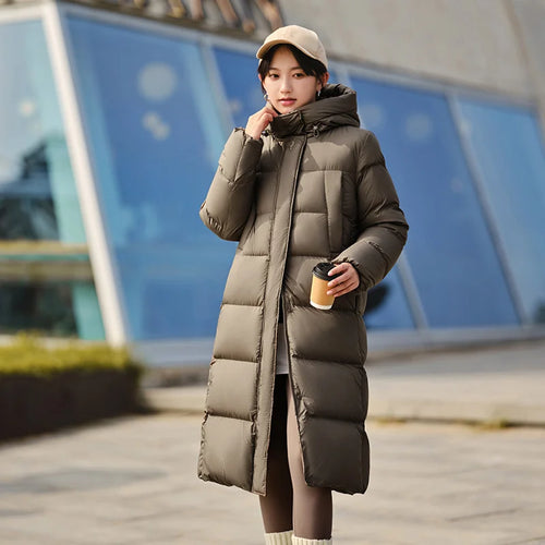 Semir Down Jacket Women Long Length Three-Proof Versatile 2024 Updated
