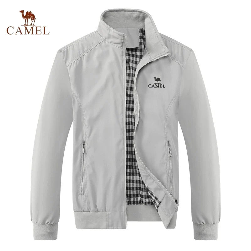 Embroidered CAMEL Spring and Autumn Casual Solid Color Fashion Slim