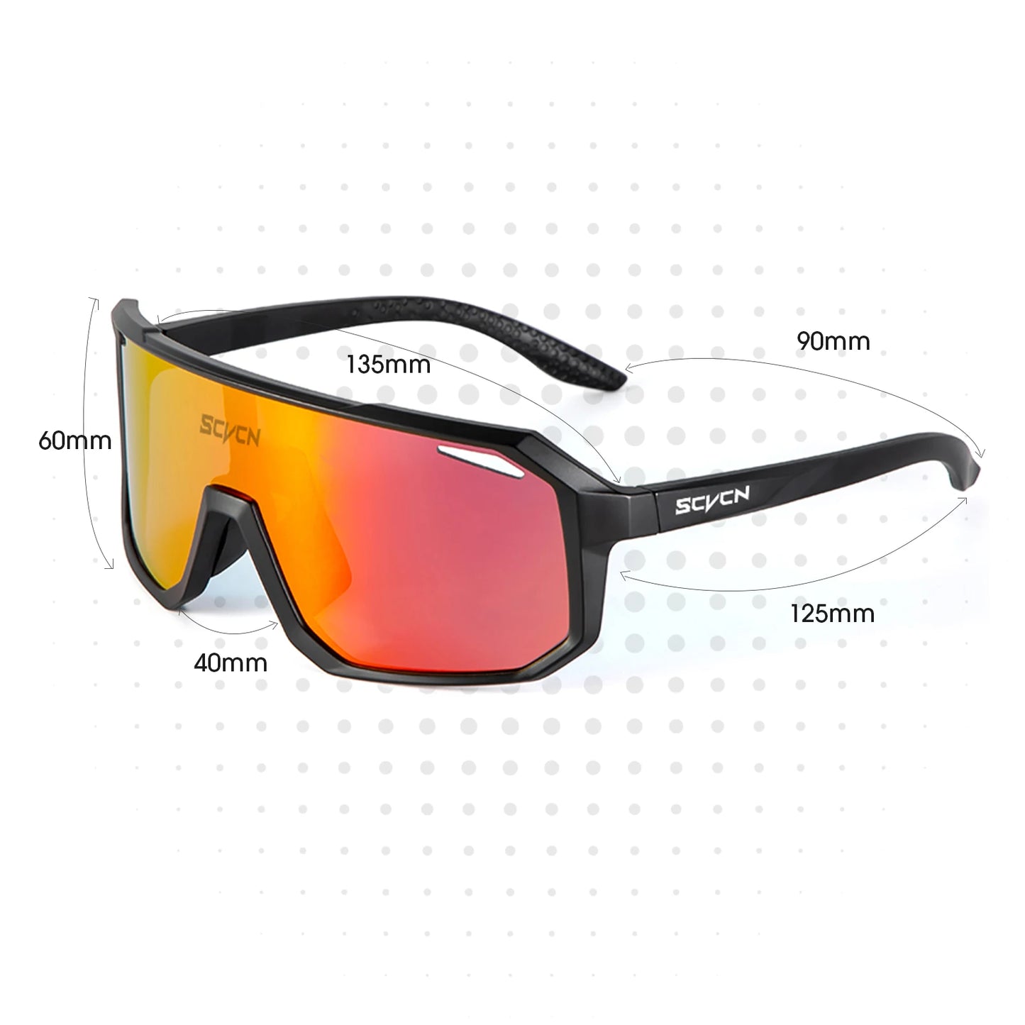 SCVCN HOT MTB Cycling Glasses for Men Women Outdoor Sports Running