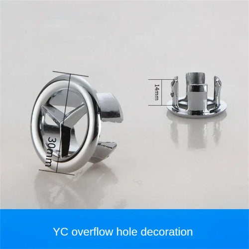 5/1pcs Sink Hole Overflow Cover For Kitchen Bathroom Basin Decoration